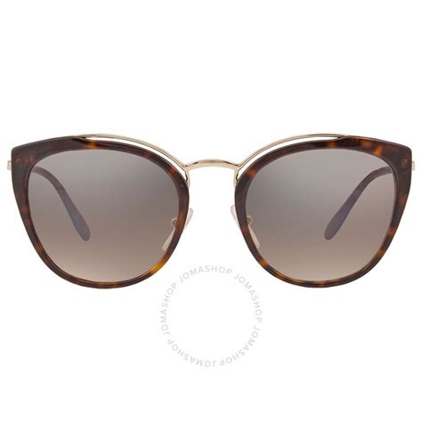 Prada Brown Cat Eye Ladies Sunglasses PR 20US 2AU4P0 54